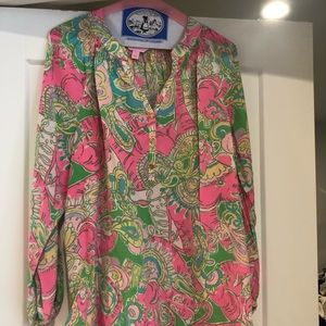Lilly Pulitzer colorful blouse